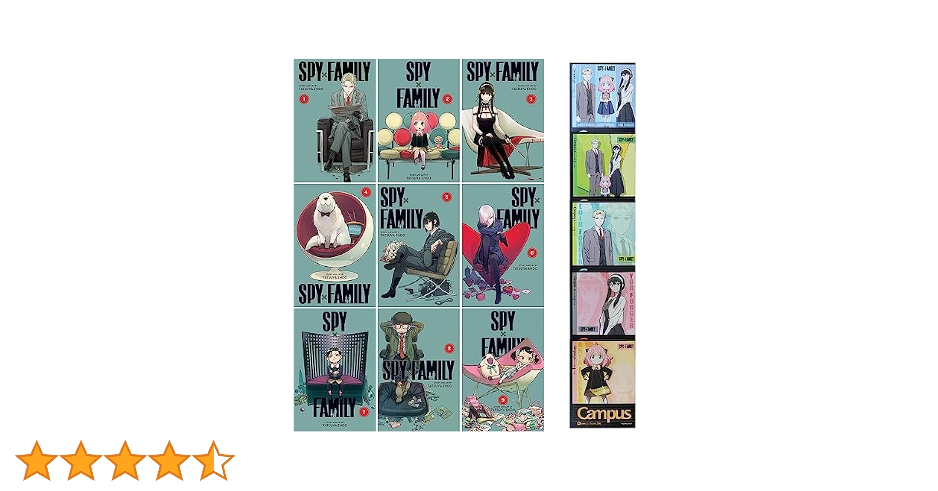 Amazon.co.jp: Spy x Family Collection Set Volumes 1-8 by